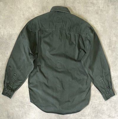 画像3: 90'S GAP 旧タグ ツイルシャツ ダークグリーン (VINTAGE)