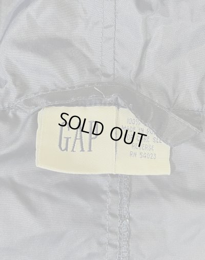 画像2: 00'S GAP 旧タグ ナイロン モッズパーカー ネイビー (VINTAGE)