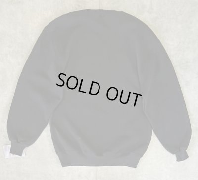 画像5: 90'S RUSSELL ATHLETIC 前Vガゼット付き クルーネック スウェットシャツ ブラック USA製 (DEADSTOCK)