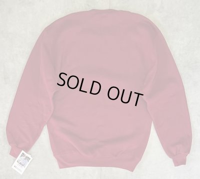 画像5: 90'S RUSSELL ATHLETIC 前Vガゼット付き クルーネック スウェットシャツ バーガンディ USA製 (DEADSTOCK)