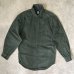画像1: 90'S GAP 旧タグ ツイルシャツ ダークグリーン (VINTAGE) (1)