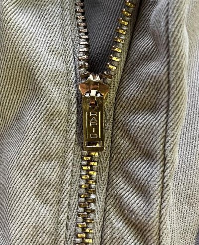 画像3: 60'S アメリカ軍 US ARMY コットン100% チノパンツ RAPIDブラスジップ (VINTAGE)