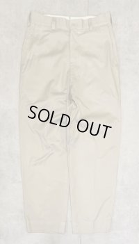 60'S アメリカ軍 USAF コットン100% チノパンツ RAPIDアルミジップ (VINTAGE)