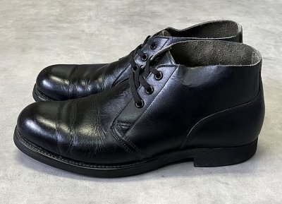 画像2: 60'S アメリカ軍 US NAVY "BELLEVILLE SHOE MFG CO製" 3アイレット スチール無し レザー チャッカブーツ (VINTAGE)