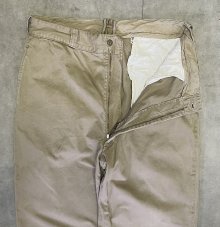 他の写真1: 60'S アメリカ軍 US ARMY コットン100% チノパンツ RAPIDブラスジップ (VINTAGE)