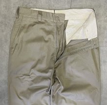 他の写真1: 60'S アメリカ軍 USAF コットン100% チノパンツ RAPIDアルミジップ (VINTAGE)