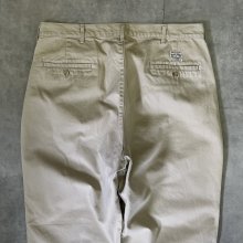 他の写真3: 90'S RALPH LAUREN "ボックスロゴ" ツープリーツ チノパンツ ベージュ USA製 (VINTAGE)