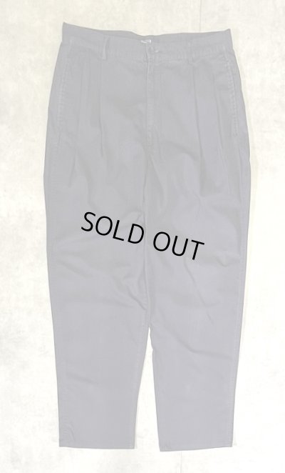 画像1: 90'S RALPH LAUREN "THE CLASSIC GOLF PANT" ツープリーツ チノパンツ ネイビー (VINTAGE)