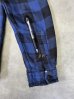 画像4: 90'S RALPH LAUREN チンスト付き ダブルフェイス フランネル ワークシャツ チェック柄 (VINTAGE) (4)
