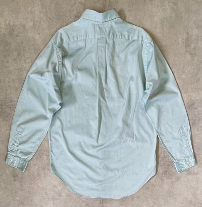 画像3: 90'S RALPH LAUREN "CLASSIC FIT" オックスフォード BDシャツ ミントグリーン (VINTAGE)
