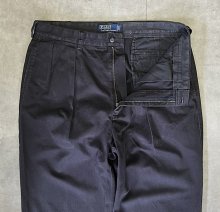他の写真1: 90'S RALPH LAUREN "ANDREW PANT" ツープリーツ チノパンツ ブラック (VINTAGE)