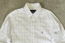他の写真1: 90'S RALPH LAUREN "CLASSIC FIT" ピンオックス BDシャツ グラフチェック (VINTAGE)