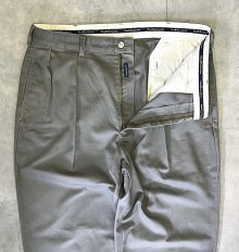 他の写真1: 90'S RALPH LAUREN "ANDREW PANT" ツープリーツ チノパンツ カーキ (VINTAGE)