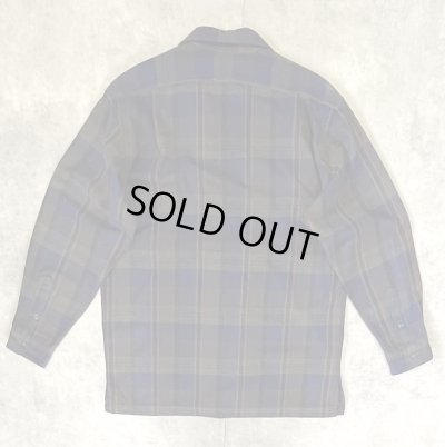 画像3: 90'S RALPH LAUREN ウール オープンカラーシャツ チェック柄 USA製 (VINTAGE)