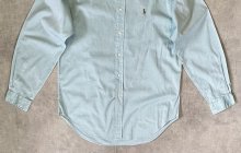 他の写真3: 90'S RALPH LAUREN "CLASSIC FIT" オックスフォード BDシャツ ミントグリーン (VINTAGE)