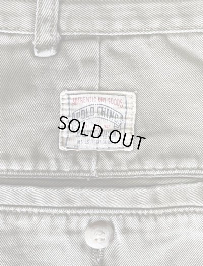 画像4: 90'S RALPH LAUREN "ボックスロゴ" ツープリーツ チノパンツ オリーブ USA製 (VINTAGE)