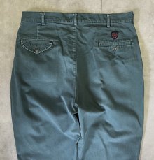 他の写真3: 90'S RALPH LAUREN "クレストロゴ" ツープリーツ チノパンツ グリーン USA製 (VINTAGE)