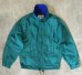 画像1: 90'S LL Bean ナイロン バギーズジャケット グリーン/ブルー USA製 (VINTAGE) (1)
