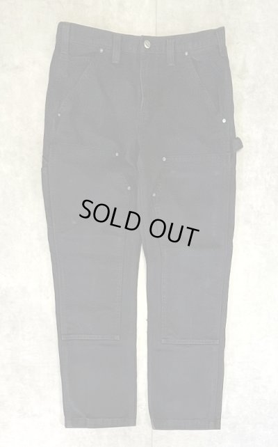 画像1: CARHARTT ダブルニー ダック ペインターパンツ ブラック W34L30 (VINTAGE)