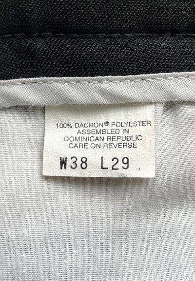 画像3: 90'S LEVIS "ACTION SLACKS" スラックス ブラック (VINTAGE)