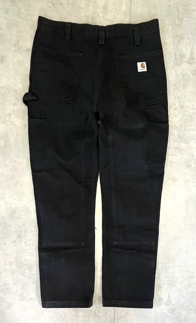 画像3: CARHARTT ダブルニー ダック ペインターパンツ ブラック W34L30 (VINTAGE)