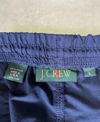 画像2: 90'S J.CREW 旧タグ ナイロンパンツ ネイビー USA製 (VINTAGE)