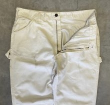 他の写真1: 80'S DICKIES チビタグ ペインターパンツ 42TALONジップ オフホワイト W38L32 USA製 (VINTAGE)