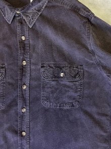 他の写真2: 90'S FIVE BROTHER シャモアクロス ワークシャツ フェードブラック (VINTAGE)