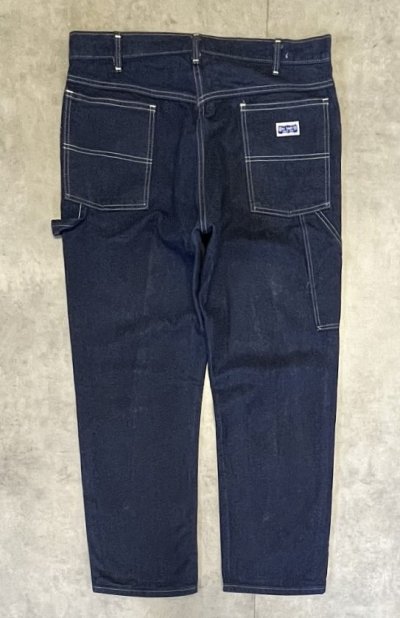 画像4: 80'S BIG SMITH デニム ペインターパンツ SCOVILLジップ W38L29 インディゴ USA製 (VINTAGE)