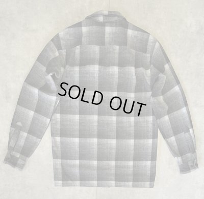 画像3: 00'S PENDLETON "BOARD SHIRT" ウール オープンカラーシャツ オンブレチェック (DEADSTOCK)