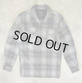 00'S PENDLETON "BOARD SHIRT" ウール オープンカラーシャツ オンブレチェック (DEADSTOCK)