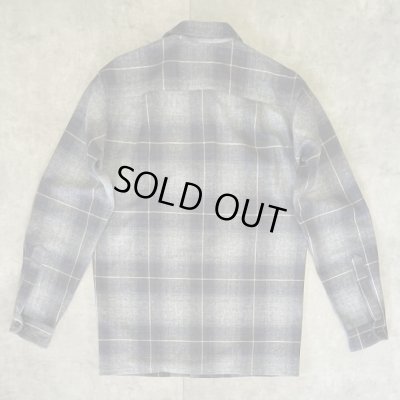 画像3: 00'S PENDLETON "BOARD SHIRT" ウール オープンカラーシャツ オンブレチェック (DEADSTOCK)