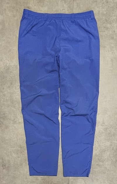 画像1: 90'S PATAGONIA 旧タグ ドローコード付き イージーパンツ ブルー USA製 (VINTAGE)