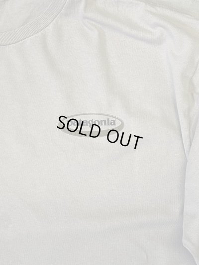 画像4: 90'S PATAGONIA "BENEFICIAL T'S" オーバルロゴ バックプリント 長袖 Tシャツ ベージュ (VINTAGE)
