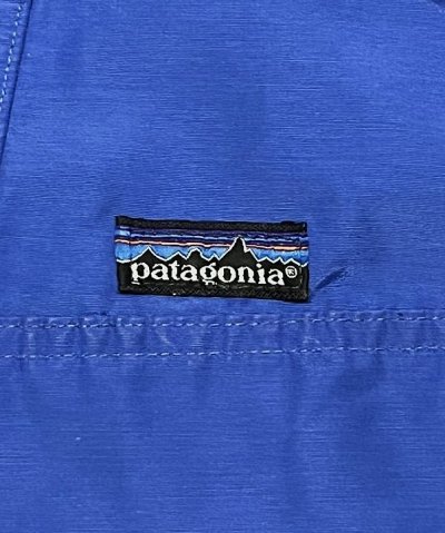 画像3: 80'S PATAGONIA 旧タグ ナイロン アノラックジャケット ブルー USA製 (VINTAGE)
