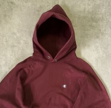 他の写真1: 90'S CHAMPION 刺繍タグ リバースウィーブ パーカー バーガンディ USA製 (VINTAGE)