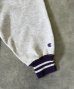 画像3: 90'S CHAMPION 刺繍タグ リバースウィーブ リブライン入り パーカー アッシュグレー USA製 (VINTAGE) (3)