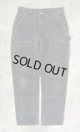 CARHARTT ダブルニー ダック ペインターパンツ フェードブラック USA製 (VINTAGE)