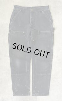 CARHARTT ダブルニー ダック ペインターパンツ フェードブラック USA製 (VINTAGE)