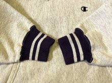 他の写真2: 90'S CHAMPION 刺繍タグ リバースウィーブ リブライン入り パーカー アッシュグレー USA製 (VINTAGE)