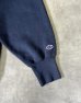 画像3: 90'S CHAMPION 刺繍タグ リバースウィーブ 無地 ネイビー USA製 (VINTAGE) (3)