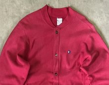 他の写真1: 90'S CHAMPION 刺繍タグ リバースウィーブ スナップボタン カーディガン フェードレッド USA製 (VINTAGE)