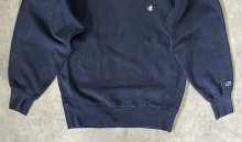 他の写真3: 90'S CHAMPION 刺繍タグ リバースウィーブ 無地 ネイビー USA製 (VINTAGE)