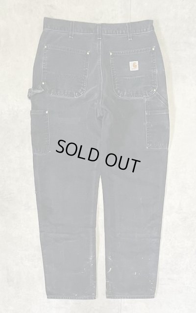 画像3: CARHARTT ダブルニー ダック ペインターパンツ フェードブラック USA製 (VINTAGE)
