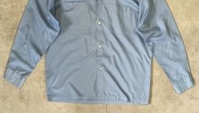 他の写真3: 60'S TOWNCRAFT "PENN-PREST" オープンカラーシャツ ブルー (VINTAGE)