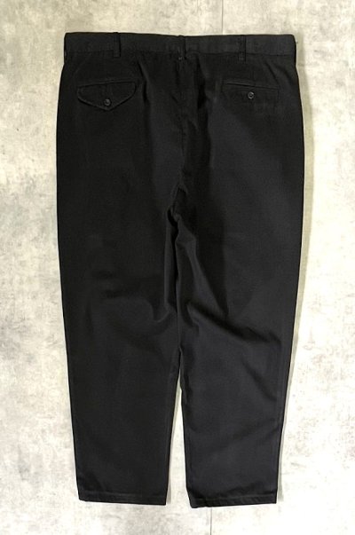 画像3: 90'S RALPH LAUREN ツープリーツ チノパンツ ブラック W40L30 (VINTAGE)