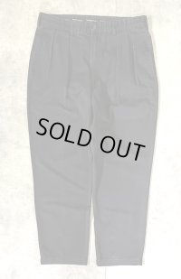 90'S RALPH LAUREN "ANDREW PANT" ツープリーツ チノパンツ ブラック W36L30 (VINTAGE)