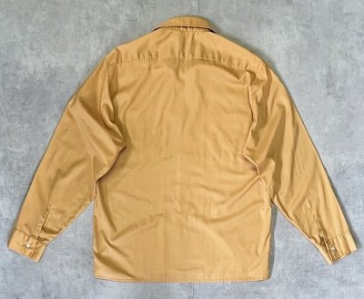 画像3: 70'S McGREGOR "SCOTSET" オープンカラーシャツ オレンジ (VINTAGE)