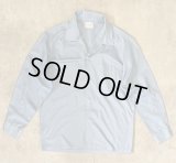 60'S TOWNCRAFT "PENN-PREST" オープンカラーシャツ ブルー (VINTAGE)