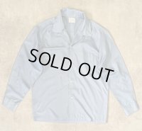 60'S TOWNCRAFT "PENN-PREST" オープンカラーシャツ ブルー (VINTAGE)